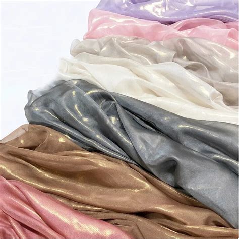 Metallic Chiffon Fabric 